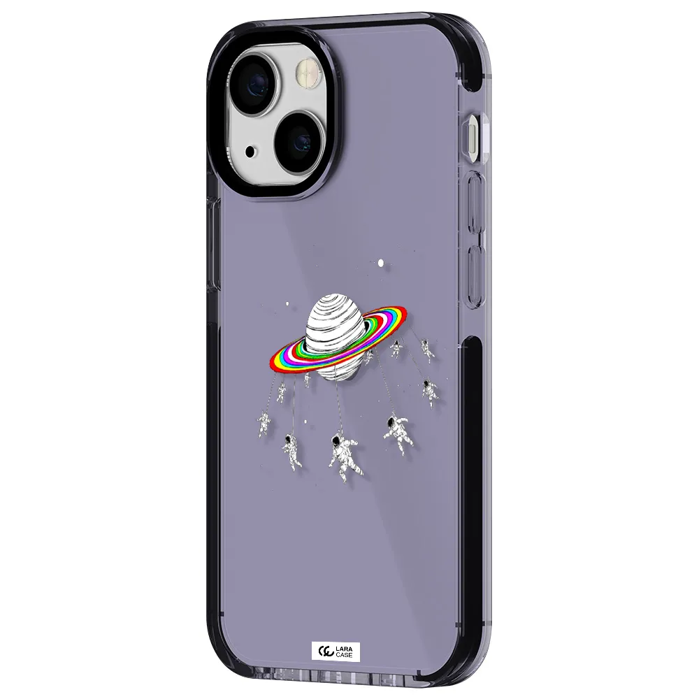 Pluto Rainbow Apple iPhone 15 impact Lilac Case