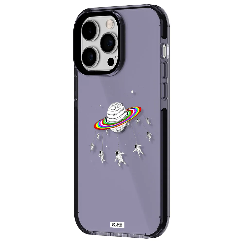 Pluto Rainbow Apple iPhone 15 Pro Max impact Lilac Case