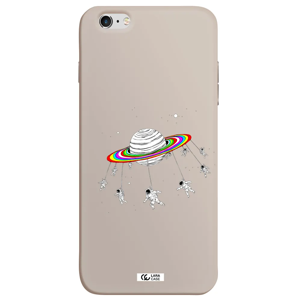 Pluto Rainbow Apple iPhone 6 plus Silicone Stone Case