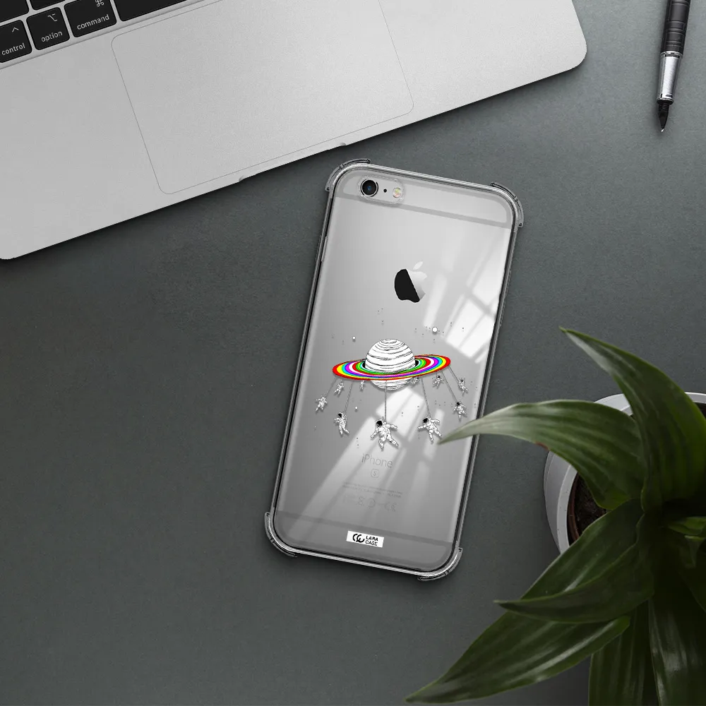 Pluto Rainbow Apple iPhone 6S Clear PC Case