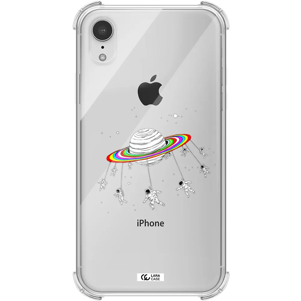 Pluto Rainbow Apple iPhone XR Clear PC Case