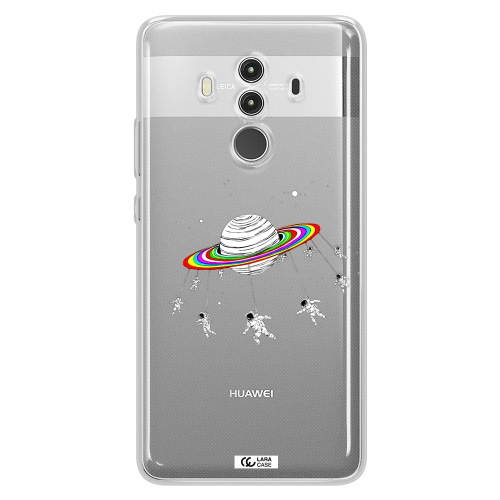 Pluto Rainbow Huawei Mate 10 Clear TPU Case