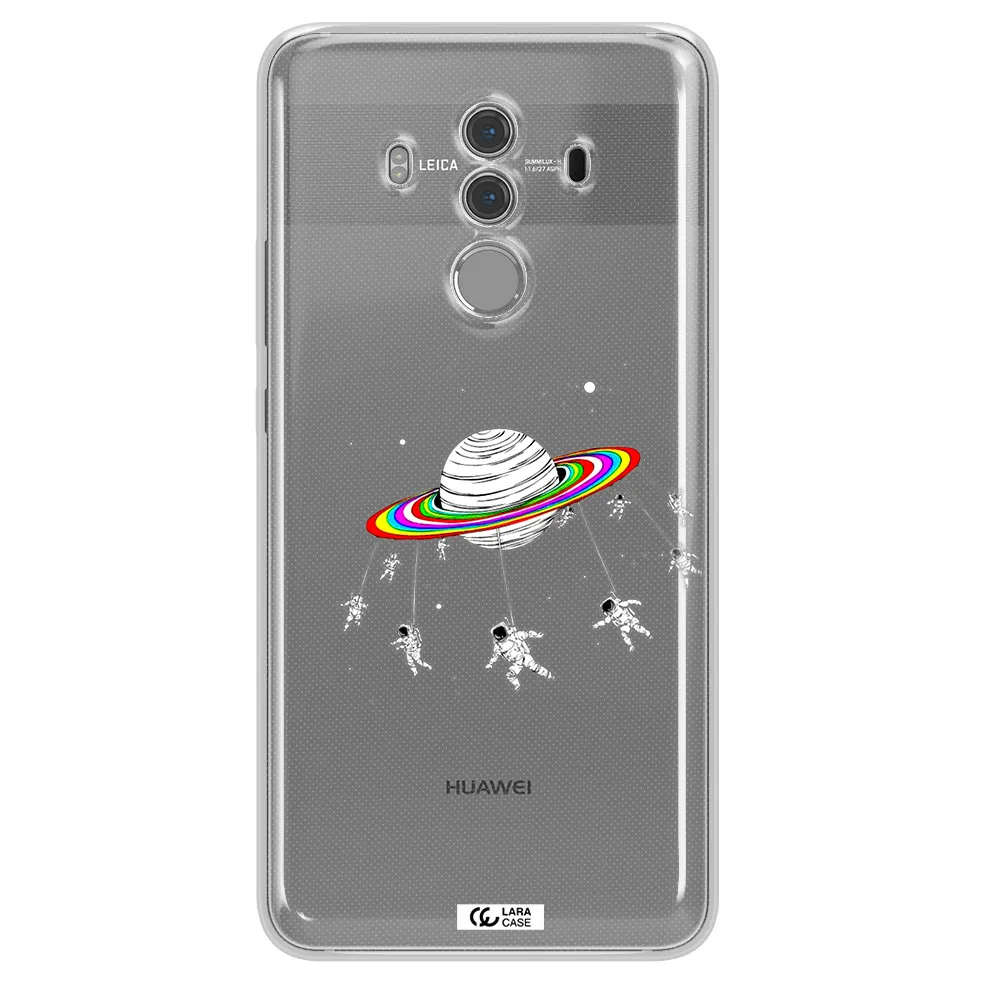 Pluto Rainbow Huawei Mate 10 Pro Clear TPU Case
