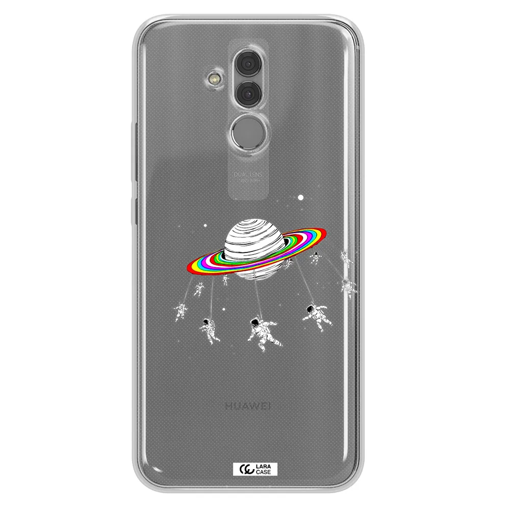 Pluto Rainbow Huawei Mate 20 Lite Clear TPU Case