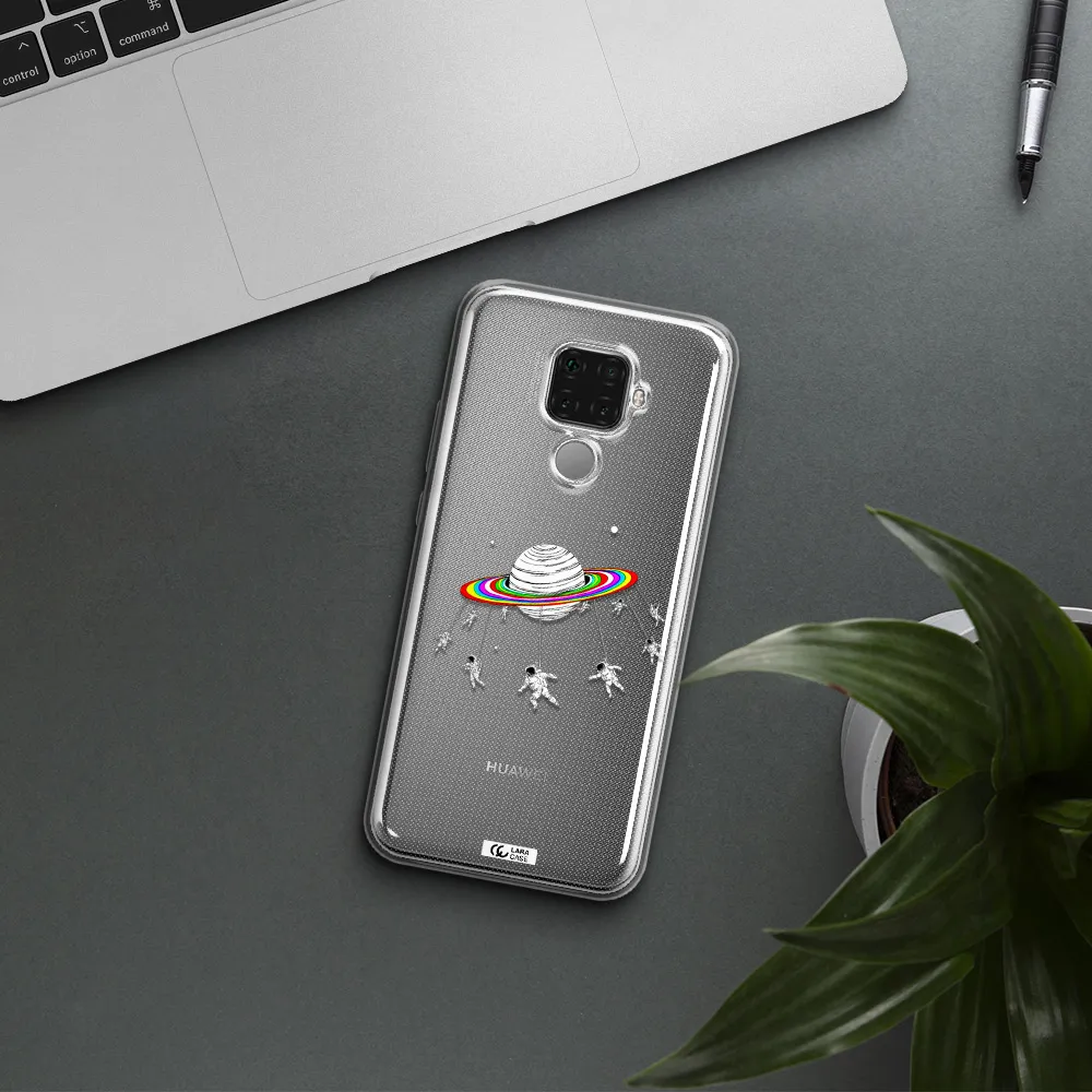 Pluto Rainbow Huawei Mate 30 Lite Clear TPU Case