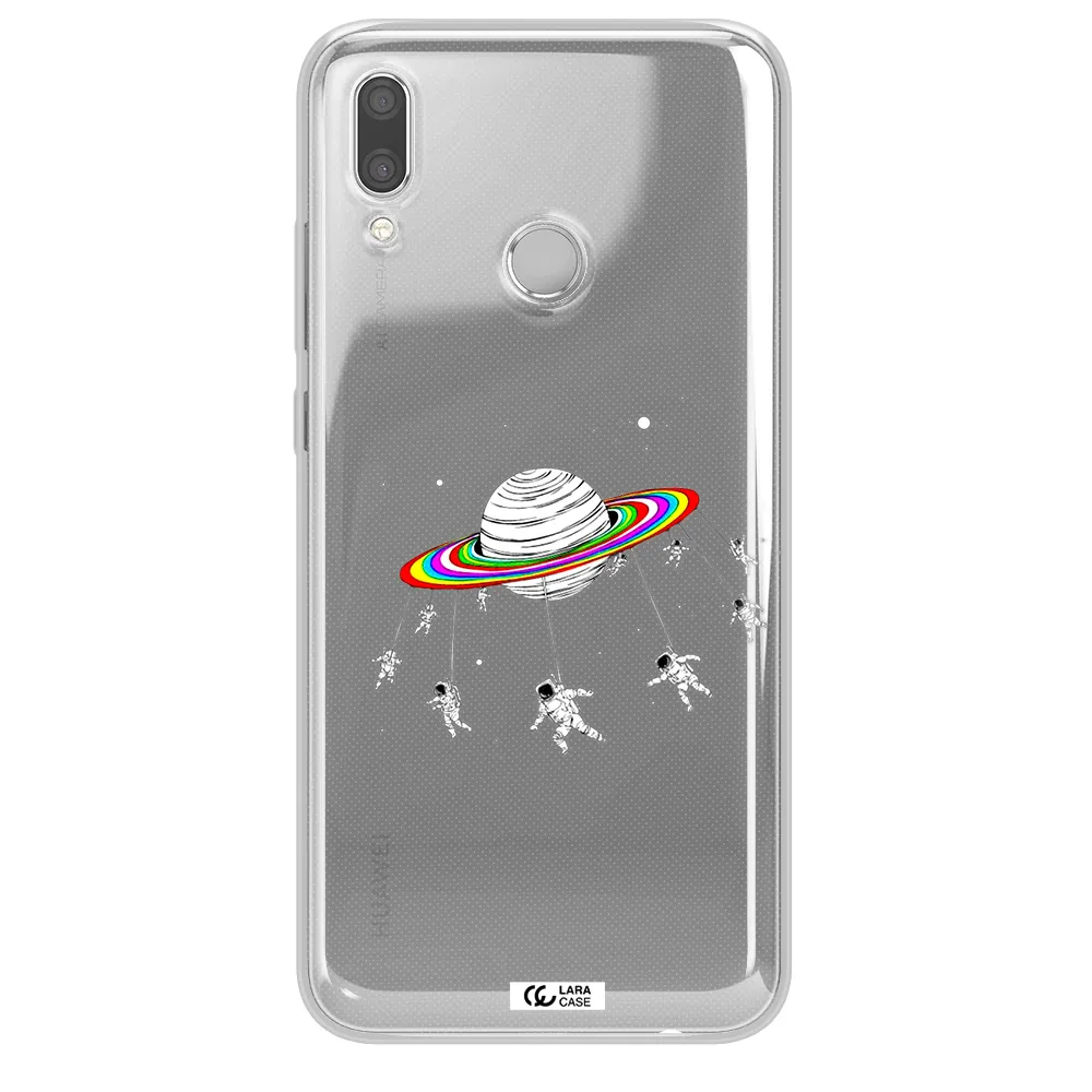 Pluto Rainbow Huawei P Smart 2019 Clear TPU Case