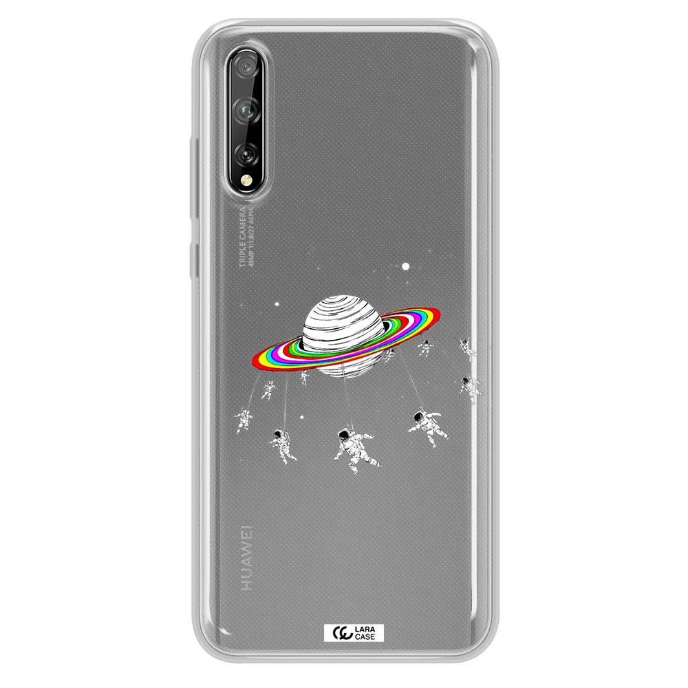 Pluto Rainbow Huawei P Smart S Clear TPU Case