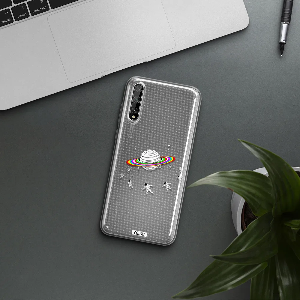 Pluto Rainbow Huawei P Smart S Clear TPU Case