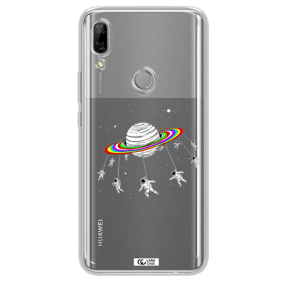 Pluto Rainbow Huawei P Smart Z Clear TPU Case