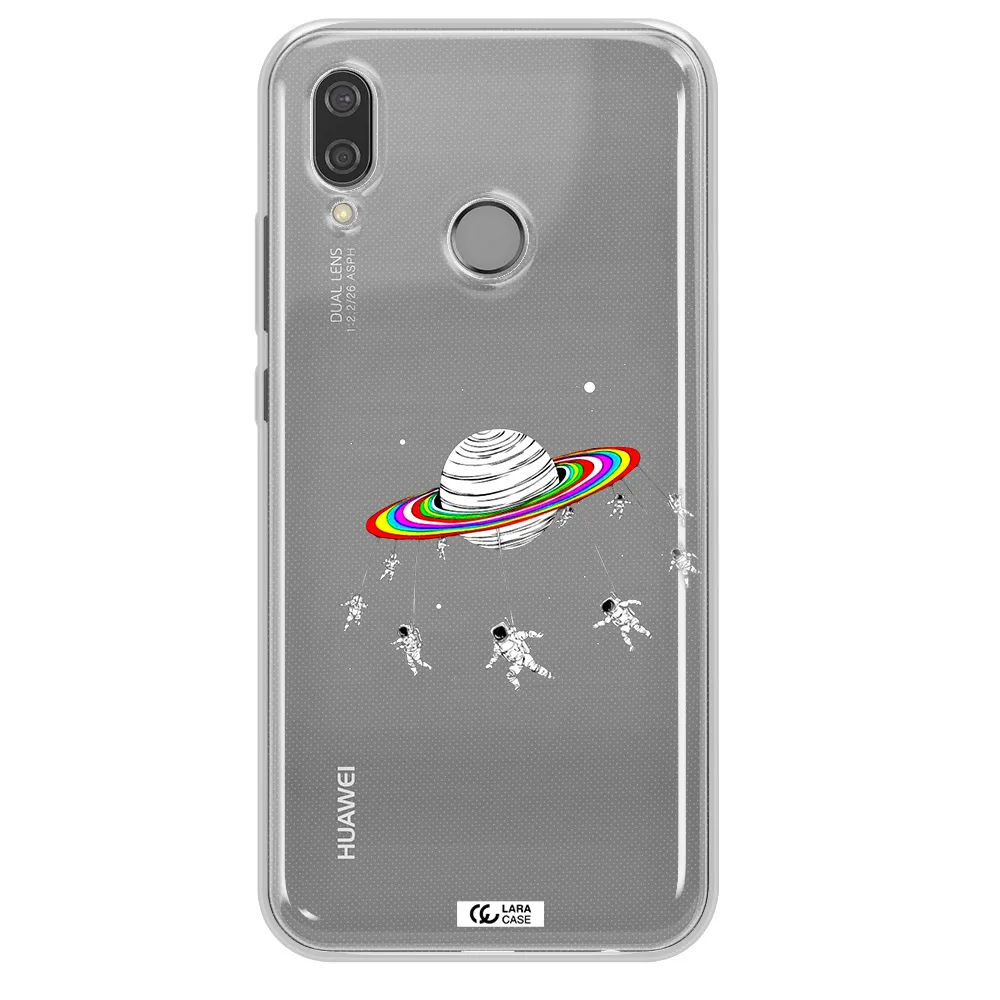 Pluto Rainbow Huawei P20 Lite Clear TPU Case