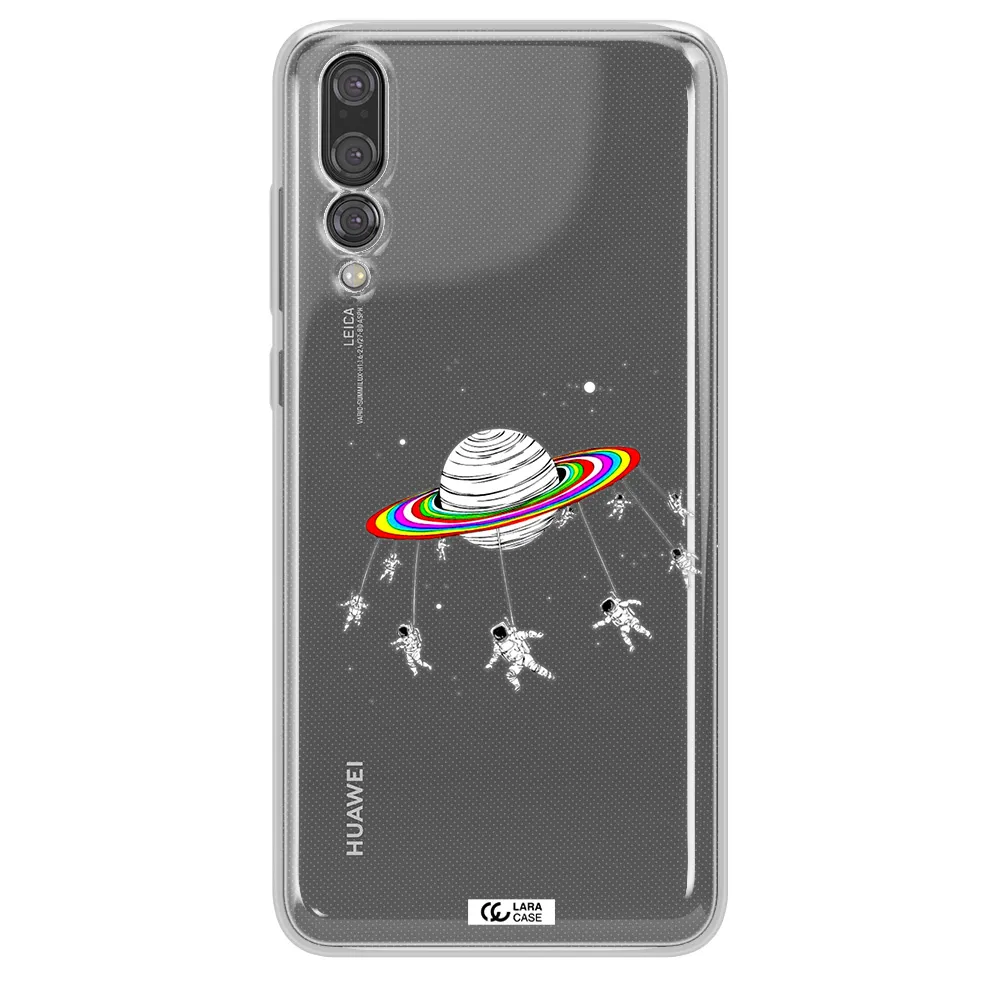 Pluto Rainbow Huawei P20 Pro Clear TPU Case