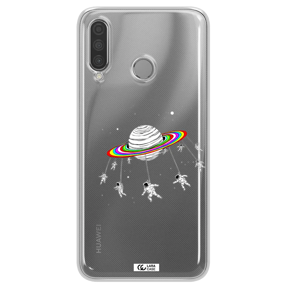 Pluto Rainbow Huawei P30 Lite Clear TPU Case