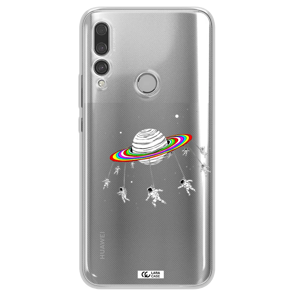 Pluto Rainbow Huawei Y9 Prime 2019 Clear TPU Case