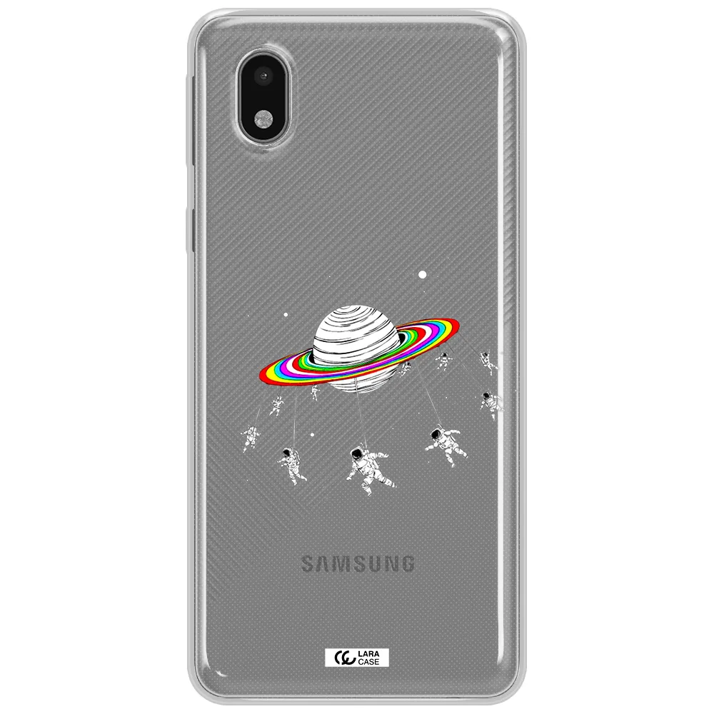 Pluto Rainbow Samsung A01 Core Clear Tpu Case