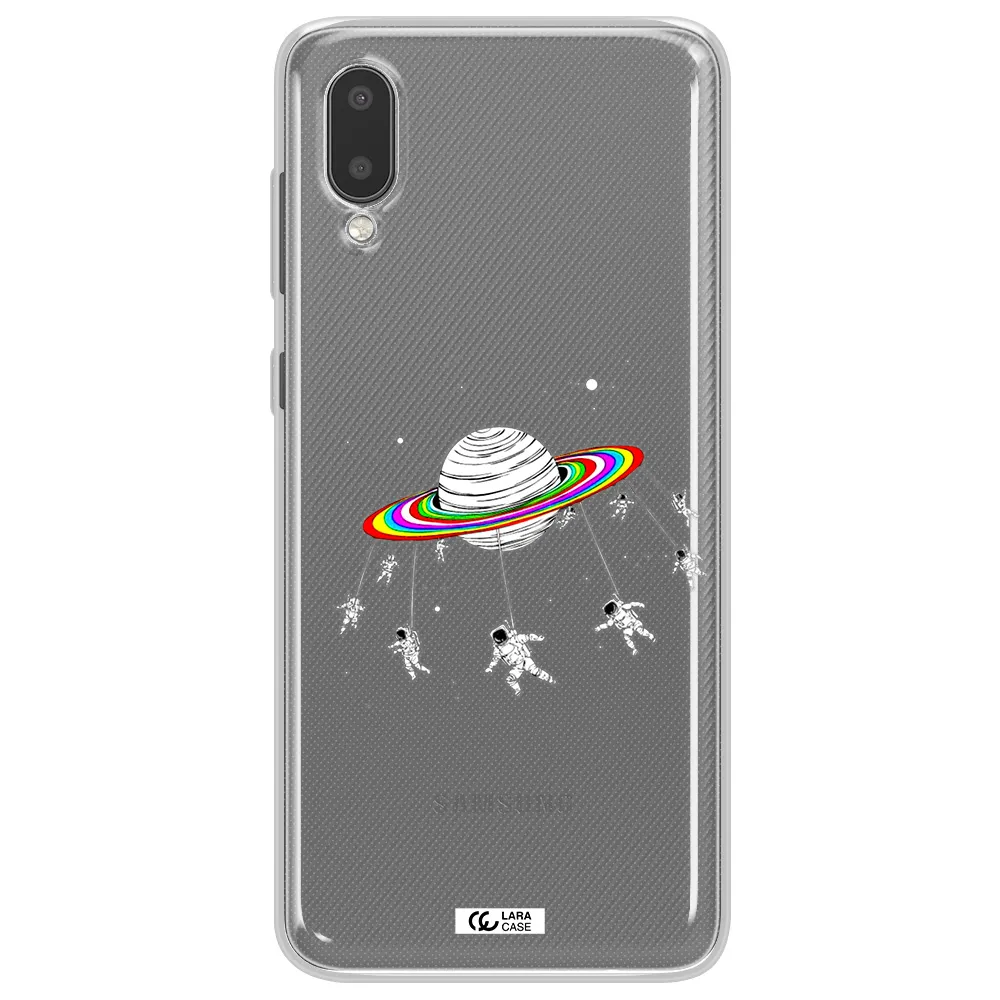 Pluto Rainbow Samsung A02 Clear TPU Case
