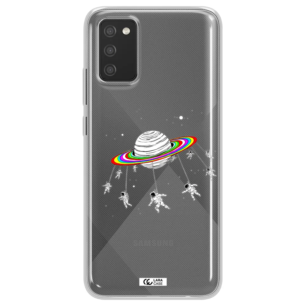 Pluto Rainbow Samsung A02S Clear TPU Case