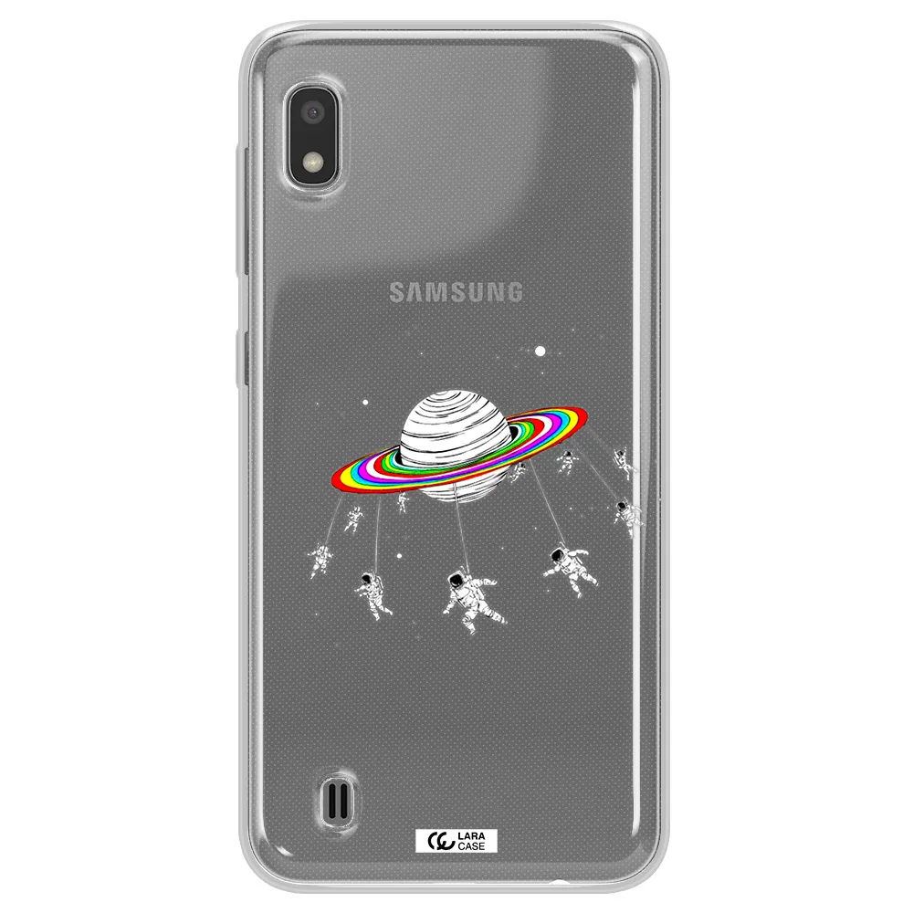 Pluto Rainbow Samsung A10 Clear TPU Case