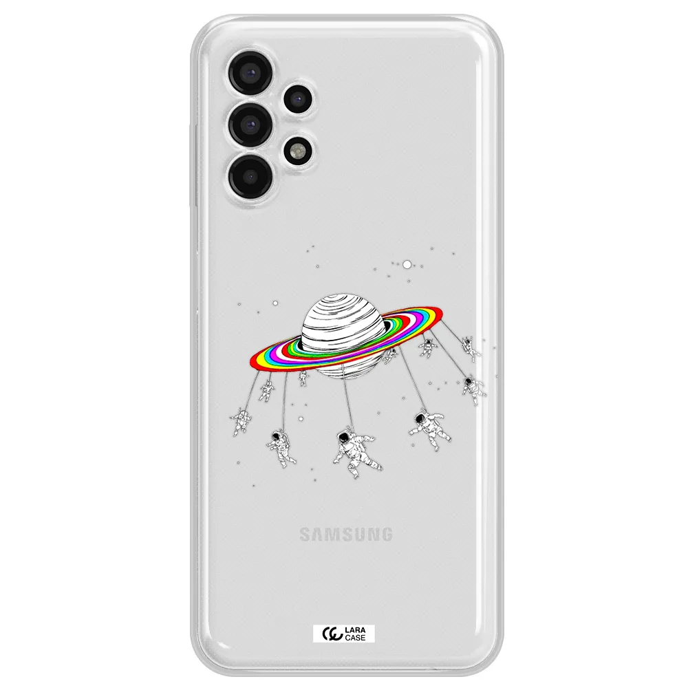 Pluto Rainbow Samsung A13 4g Clear TPU Case
