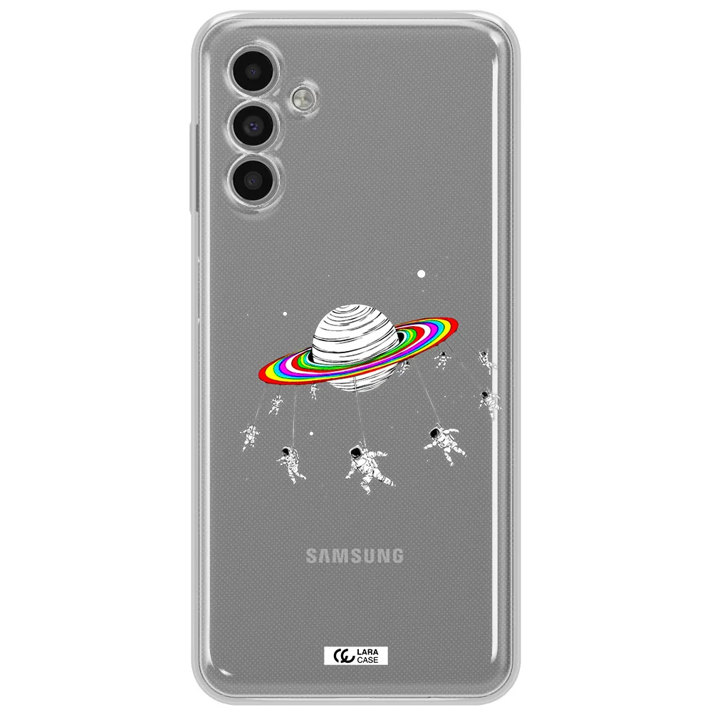 Pluto Rainbow Samsung A13 5G Clear Tpu Case