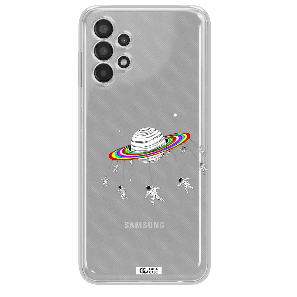 Pluto Rainbow Samsung A13 Clear TPU Case