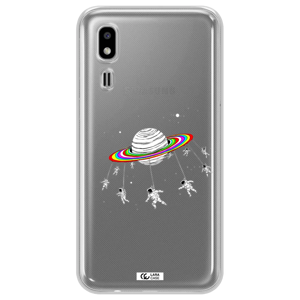 Pluto Rainbow Samsung A2 Core Clear TPU Case