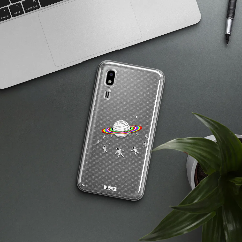 Pluto Rainbow Samsung A2 Core Clear TPU Case