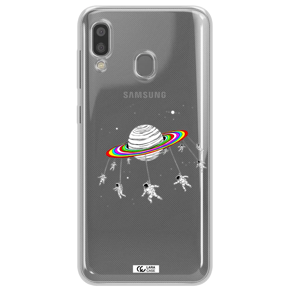 Pluto Rainbow Samsung A20 Clear TPU Case