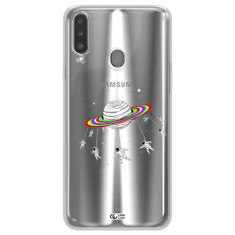 Pluto Rainbow Samsung A20S Clear TPU Case