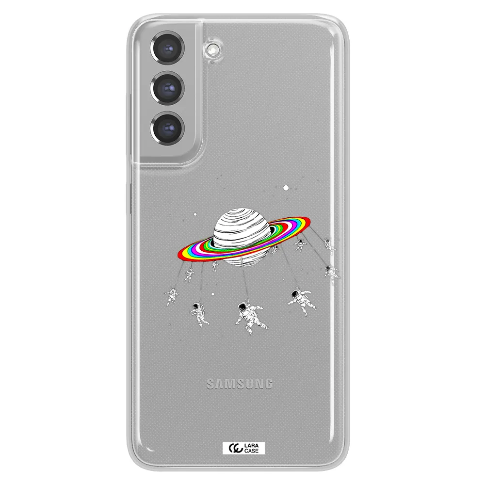 Pluto Rainbow Samsung A21 Fe Clear TPU Case