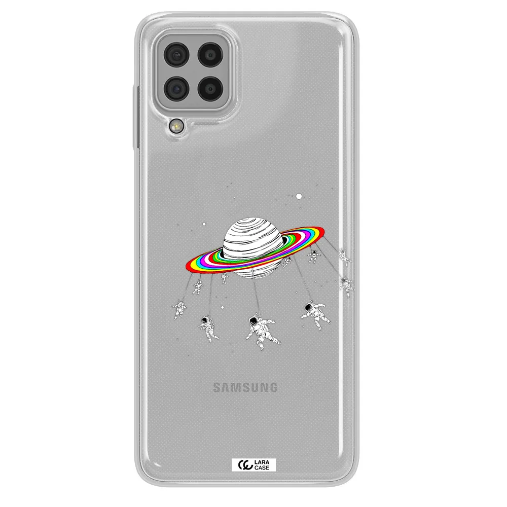 Pluto Rainbow Samsung A22 4g Clear TPU Case