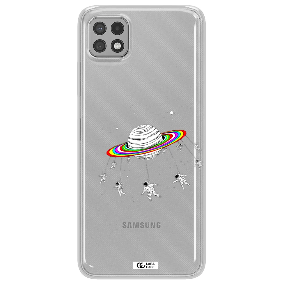 Pluto Rainbow Samsung A22 5g Clear TPU Case