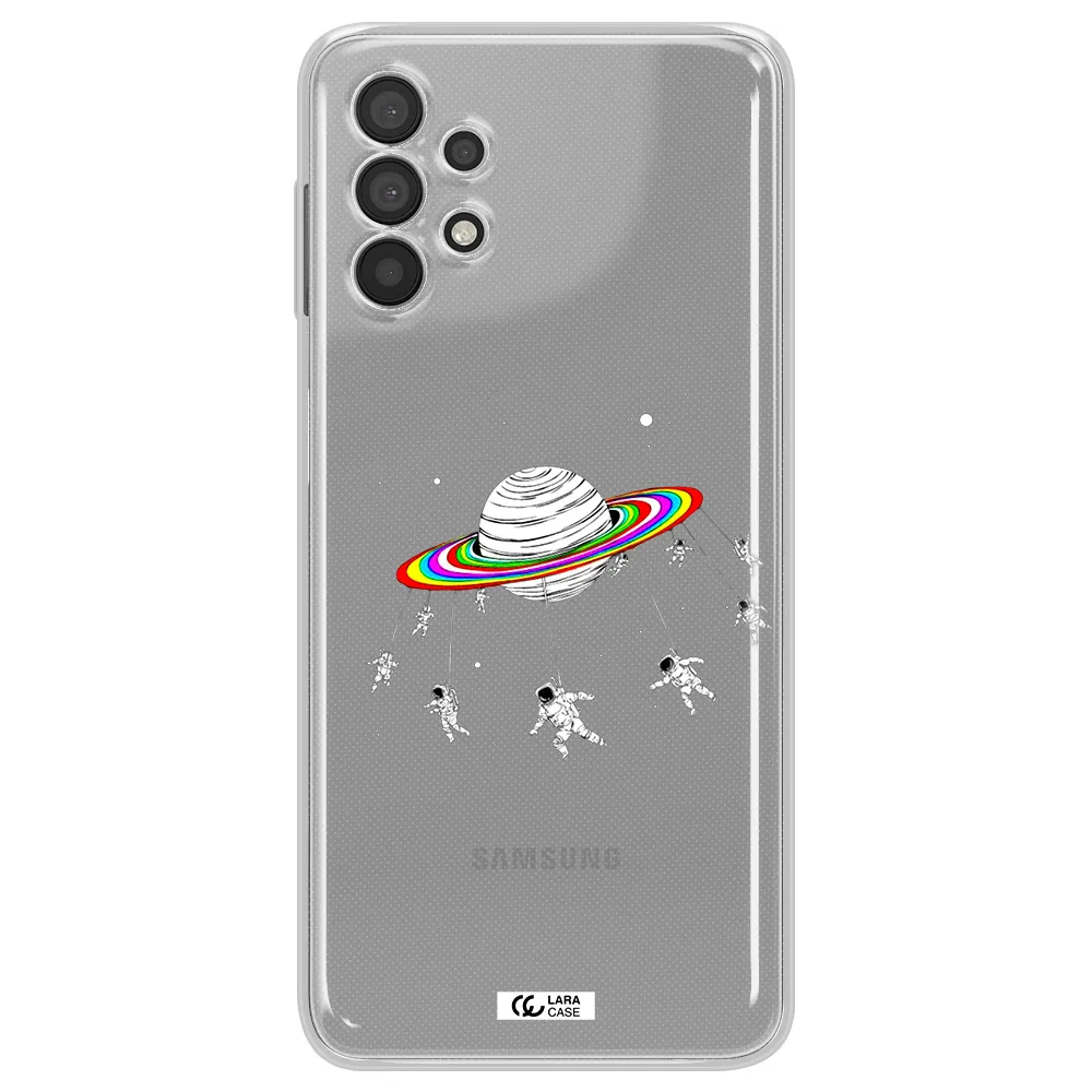 Pluto Rainbow Samsung A32 4G Clear Tpu Case