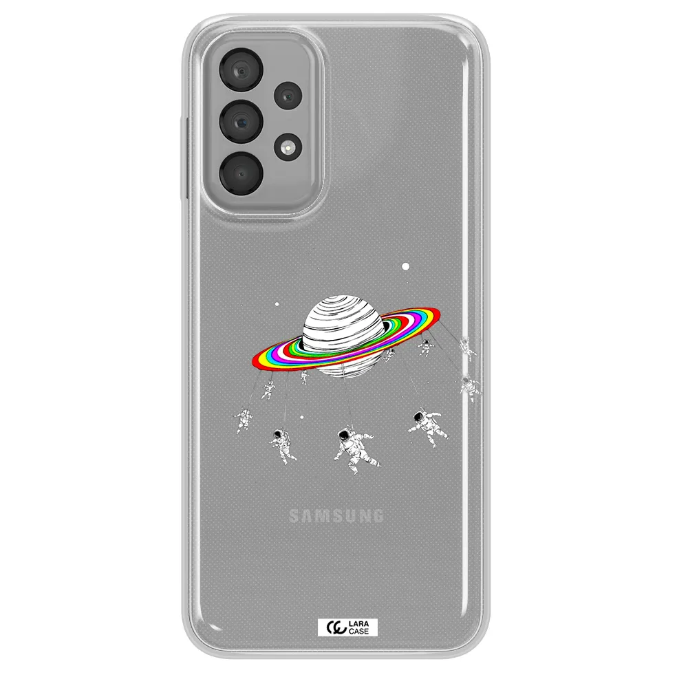Pluto Rainbow Samsung A33 Clear TPU Case
