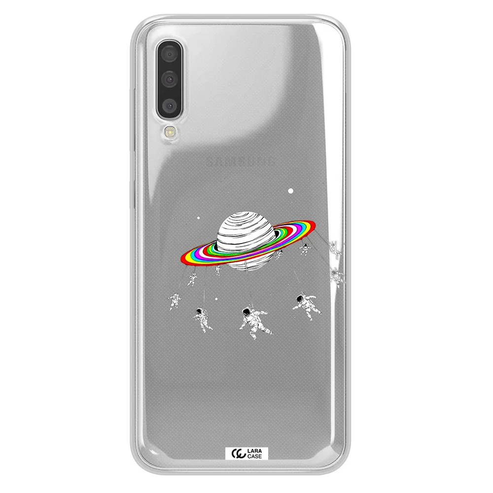 Pluto Rainbow Samsung A50S Clear Tpu Case