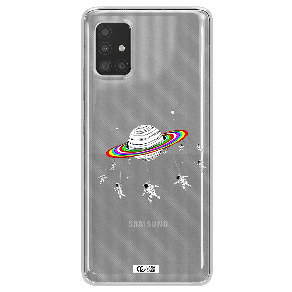 Pluto Rainbow Samsung A51 Clear TPU Case