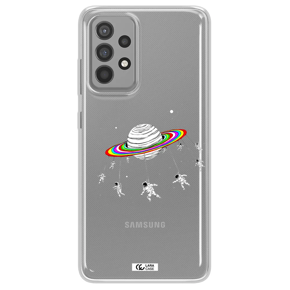 Pluto Rainbow Samsung A52 Clear TPU Case