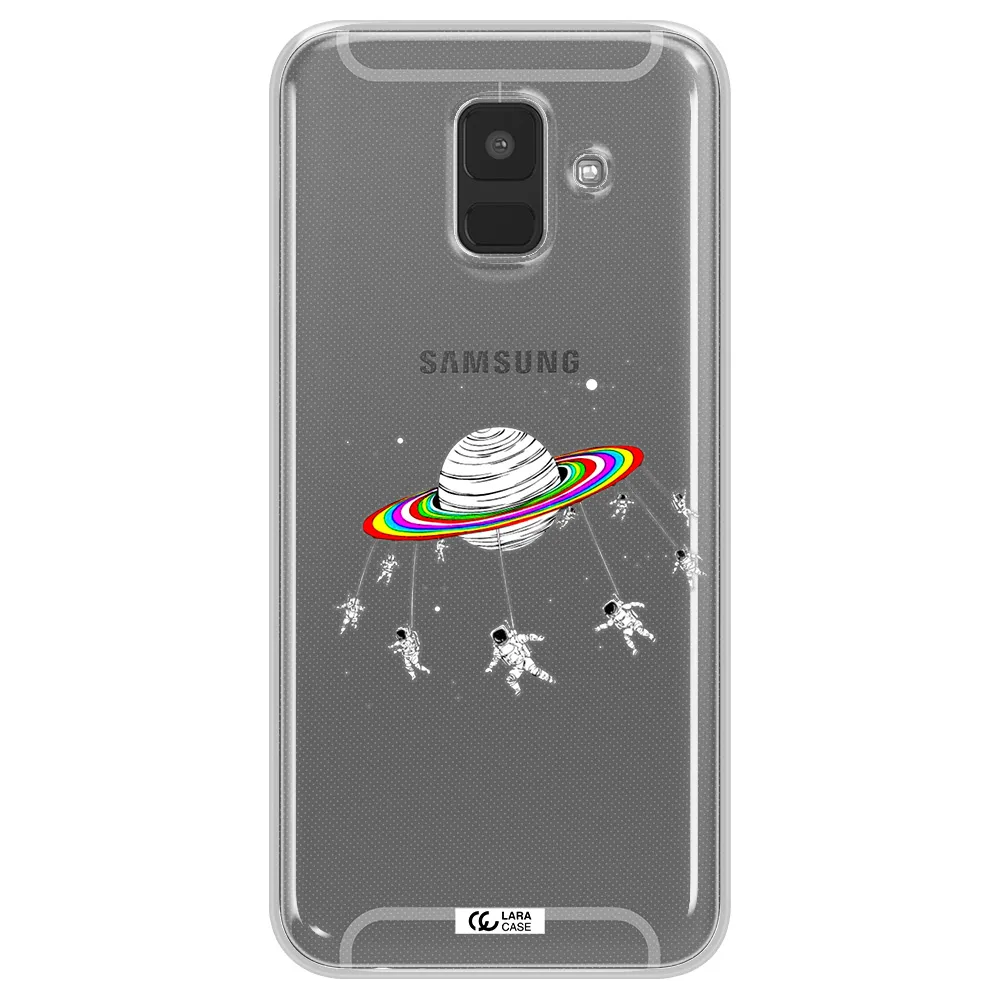Pluto Rainbow Samsung A6 Clear TPU Case