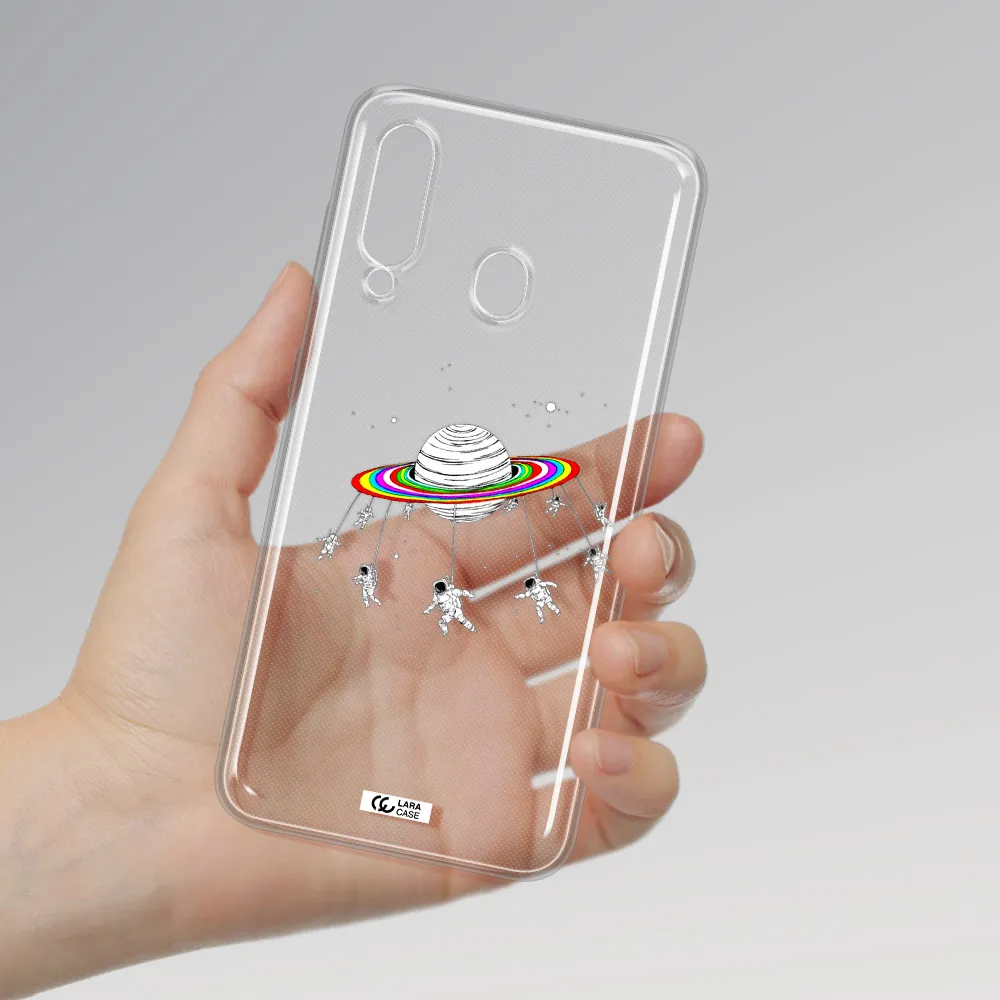 Pluto Rainbow Samsung A60 Clear TPU Case