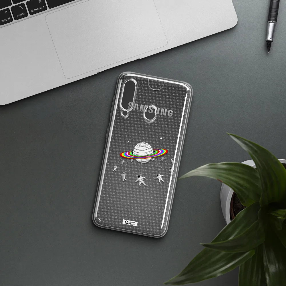 Pluto Rainbow Samsung A60 Clear TPU Case