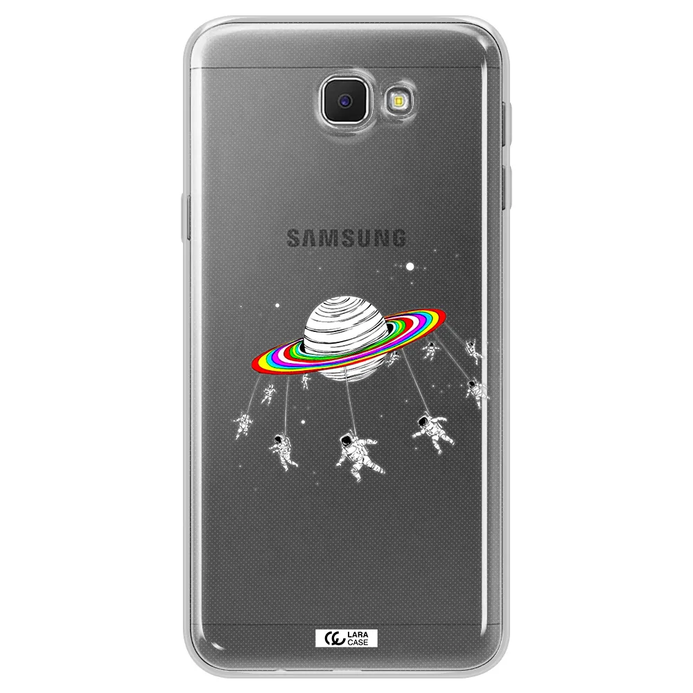 Pluto Rainbow Samsung J5 Prime Clear TPU Case