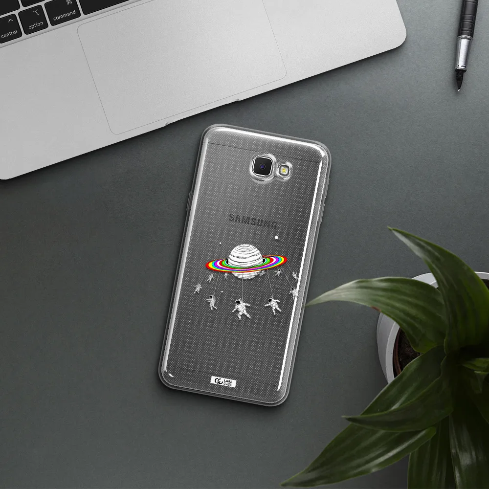 Pluto Rainbow Samsung J5 Prime Clear TPU Case