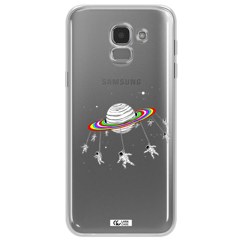Pluto Rainbow Samsung J6 Clear TPU Case
