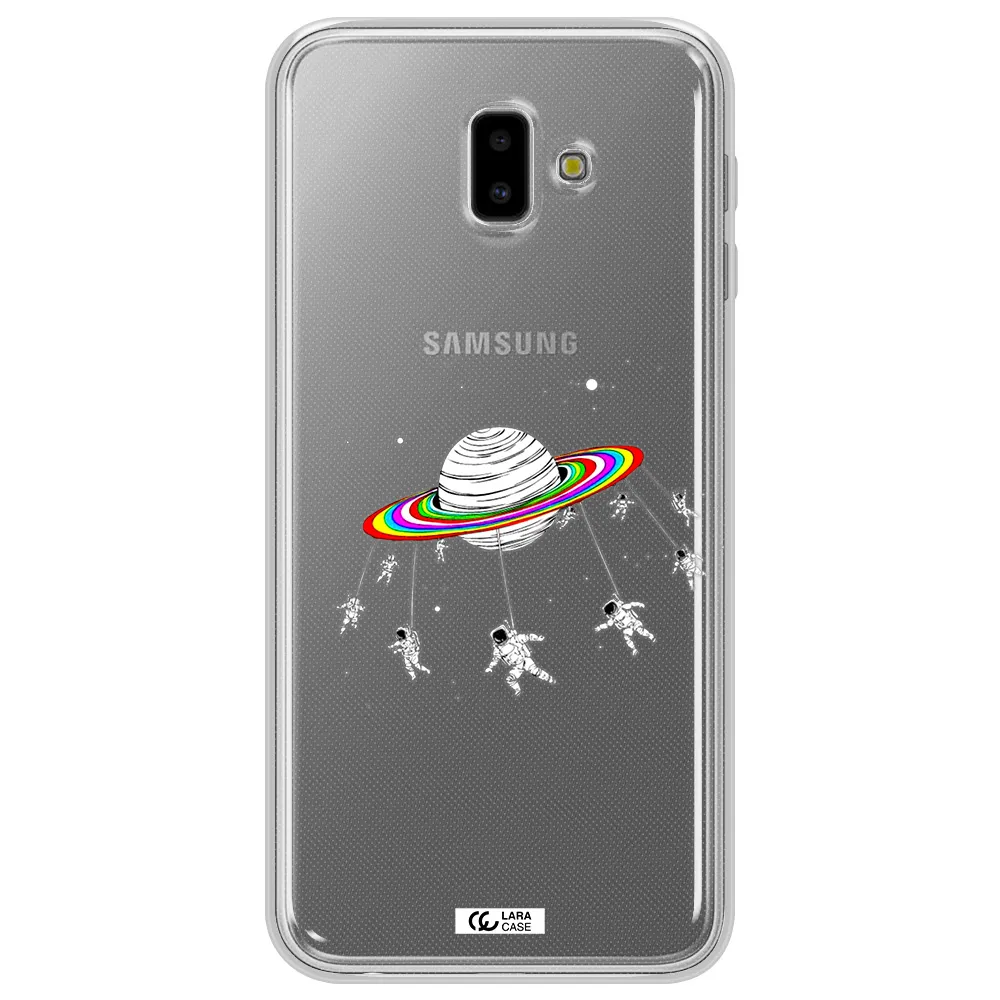 Pluto Rainbow Samsung J6 Plus Clear TPU Case