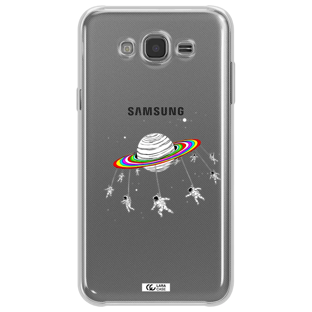 Pluto Rainbow Samsung J7 2015 Clear TPU Case