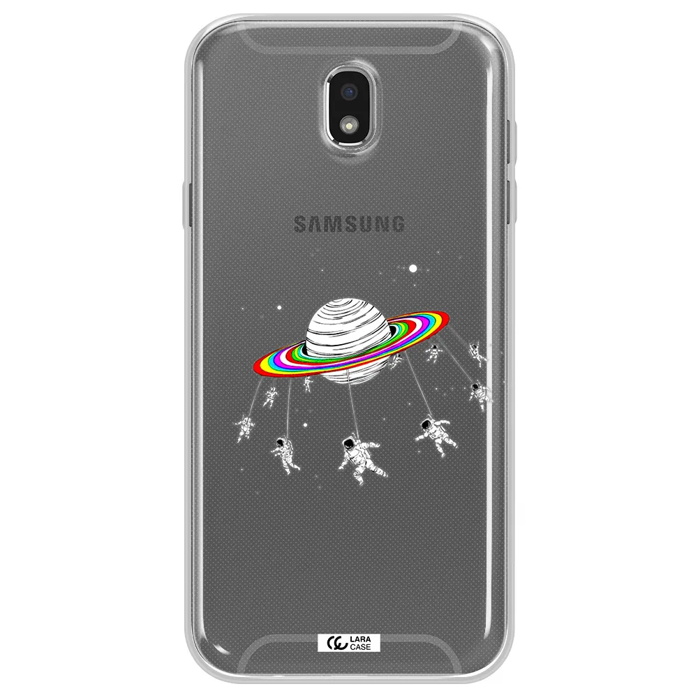 Pluto Rainbow Samsung J7 Pro Clear TPU Case