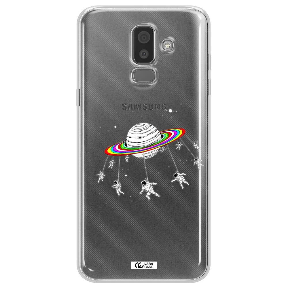 Pluto Rainbow Samsung J8 Clear TPU Case