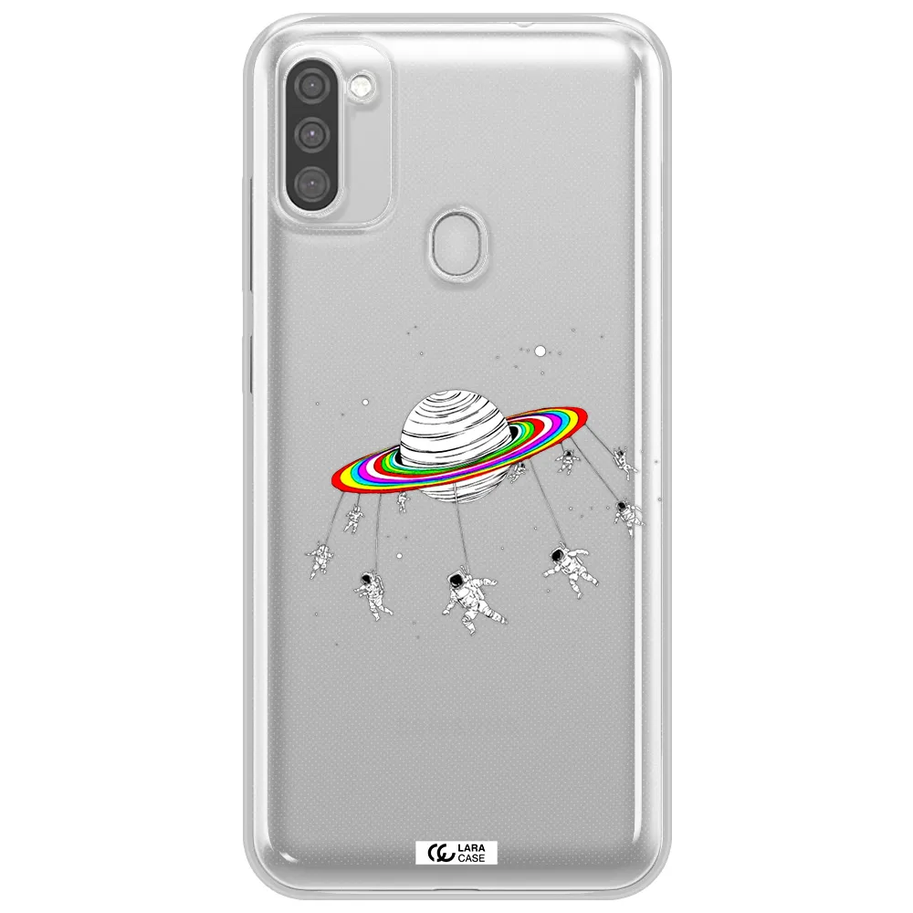 Pluto Rainbow Samsung M11 Clear TPU Case