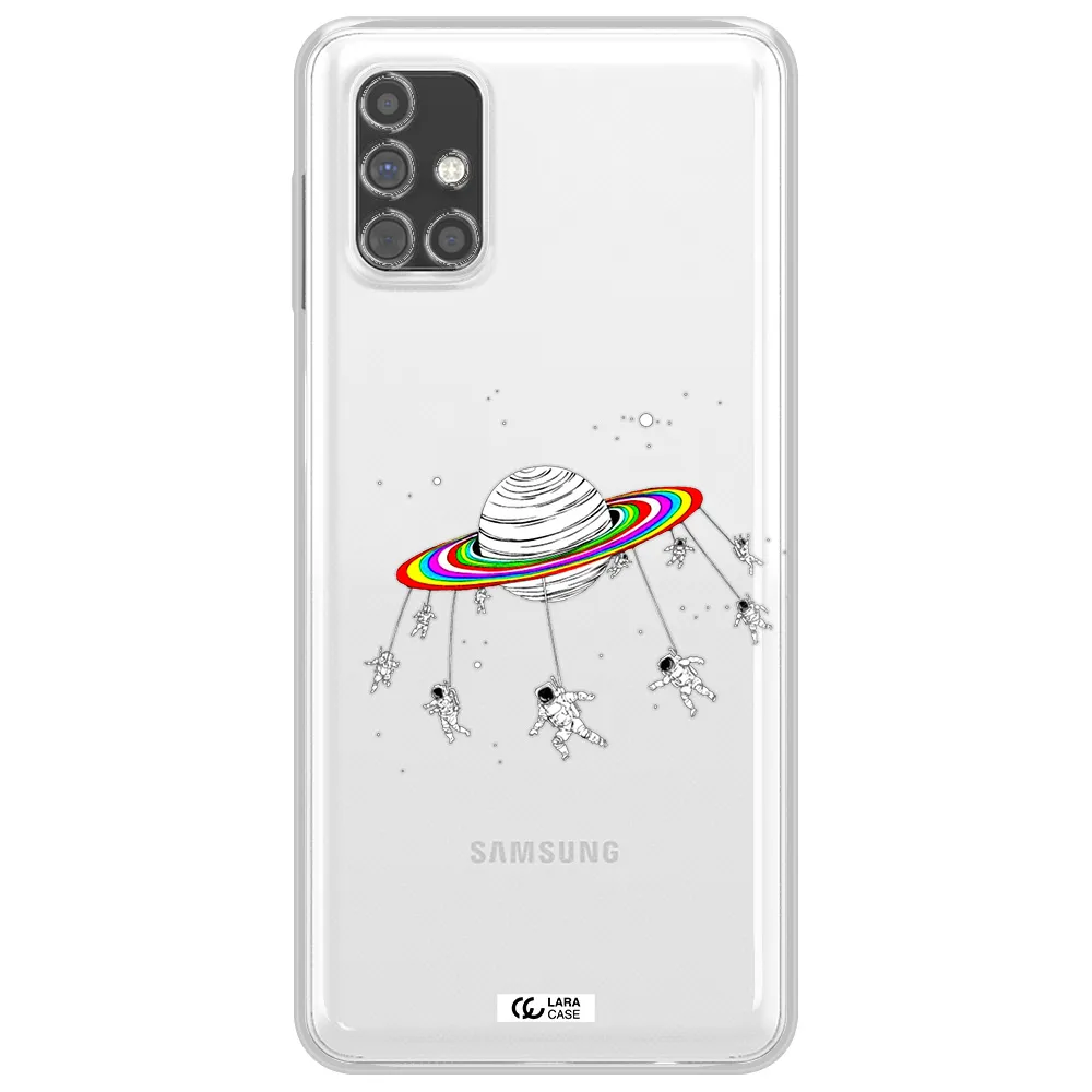 Pluto Rainbow Samsung M31S Clear TPU Case