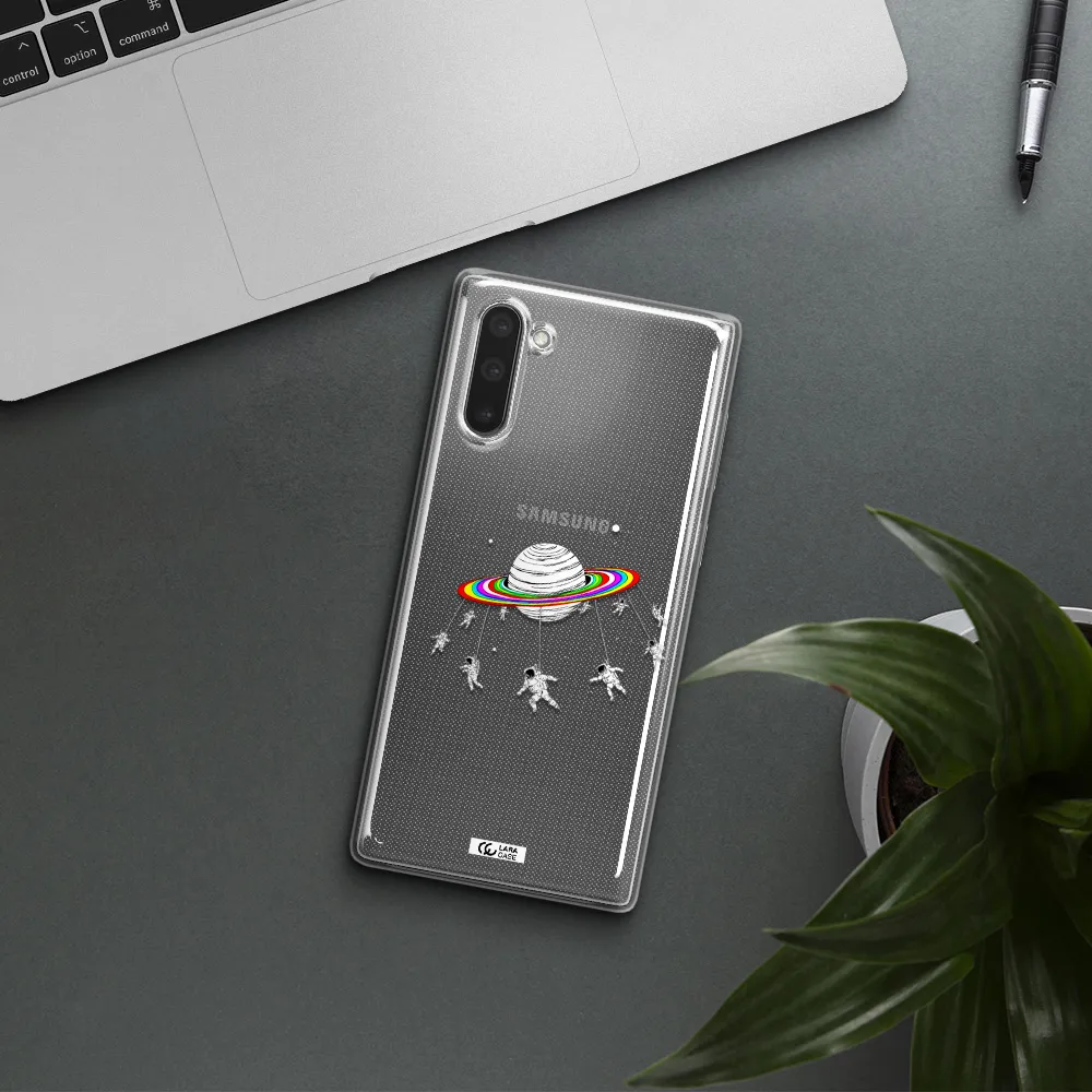 Pluto Rainbow Samsung Note 10 Clear TPU Case