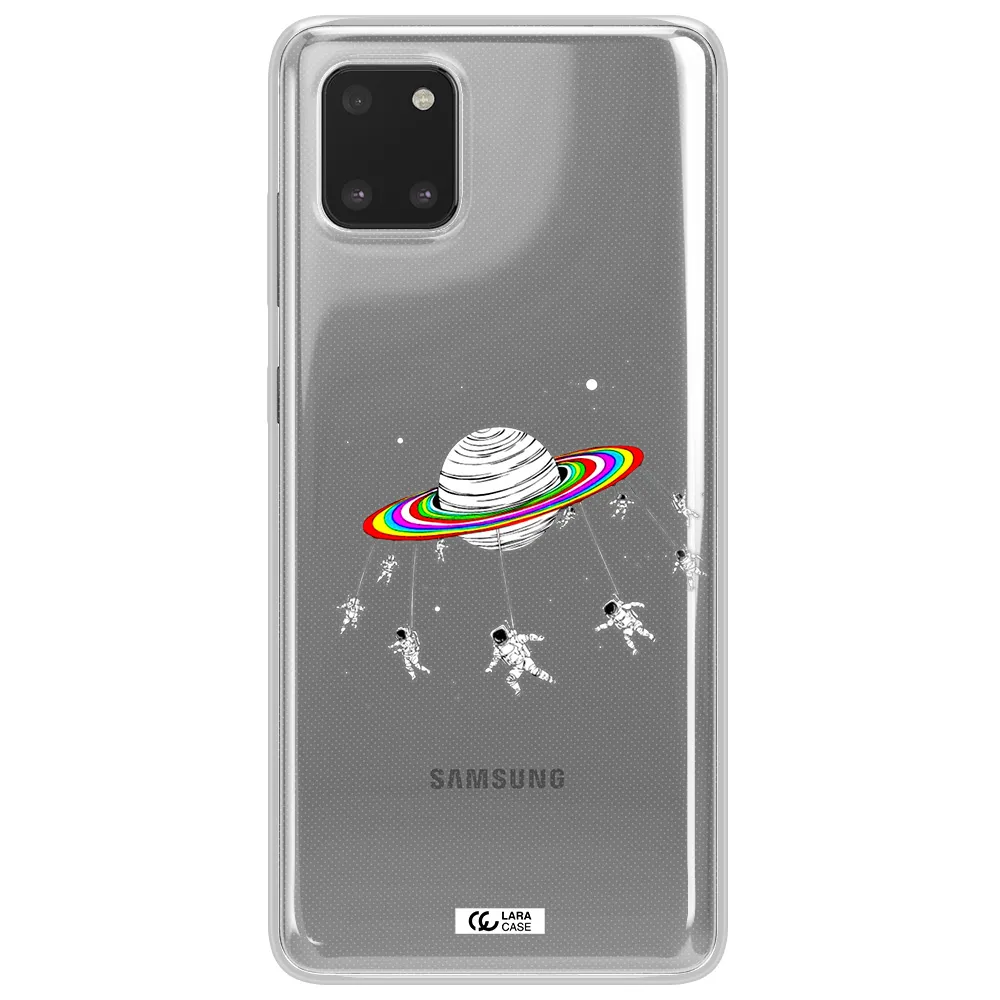 Pluto Rainbow Samsung Note 10 Lite Clear TPU Case